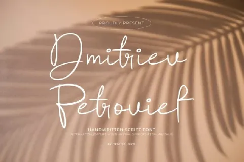 Dmitriev Petroviel font