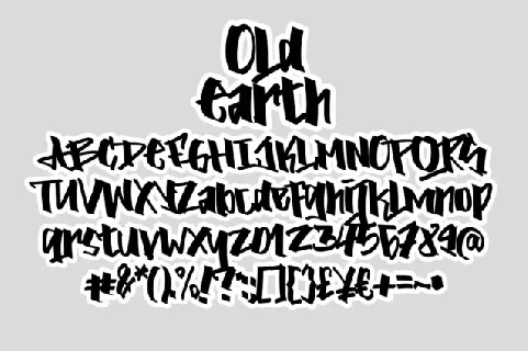 Old Earth Display font