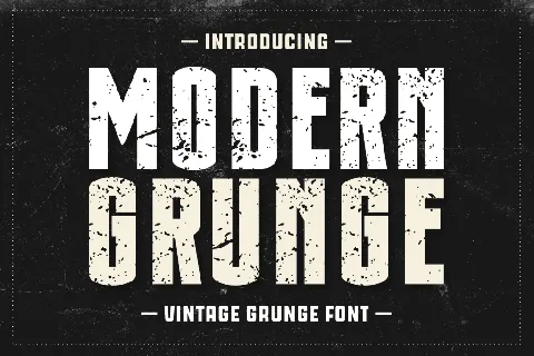 Modern Grunge font