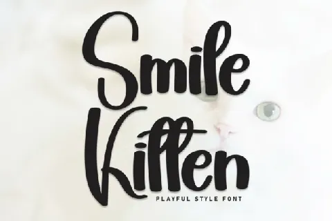 Smile Kitten Script font