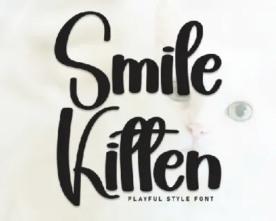 Smile Kitten Script font