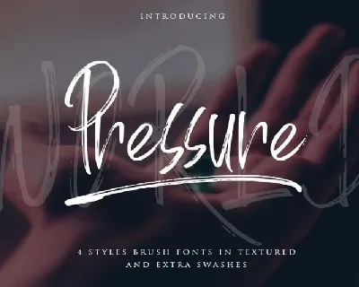 World Pressure Brush font