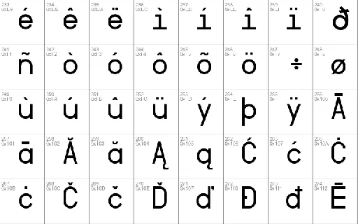 Muar Monoâ„¢ Typeface font