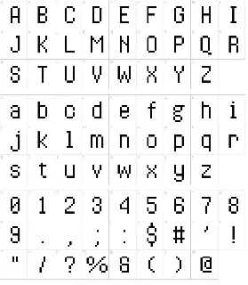 8-bit Operator font