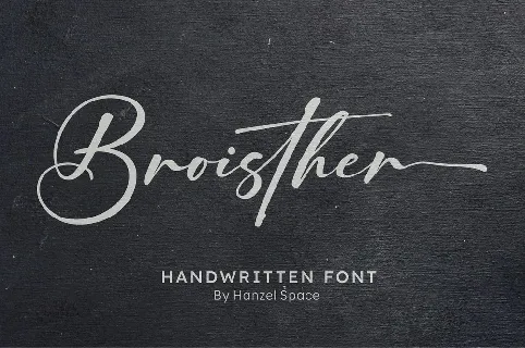 Broisther font