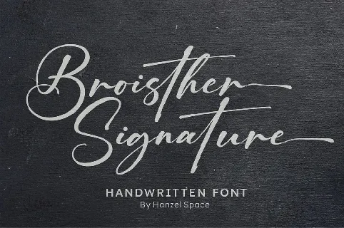 Broisther font