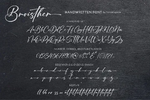 Broisther font