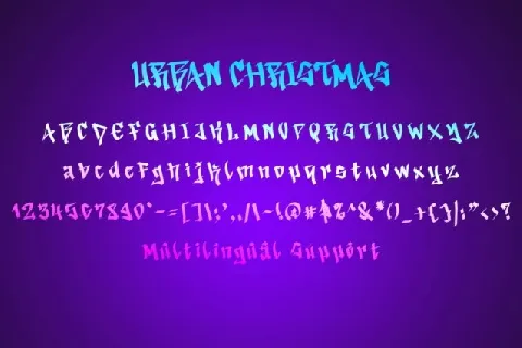 Urban Christmas font