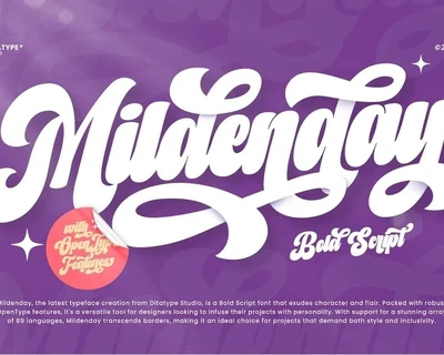 Mildenday font