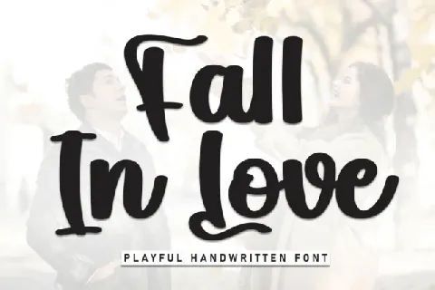 Fall In Love Script font