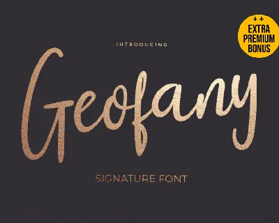 Geofany font