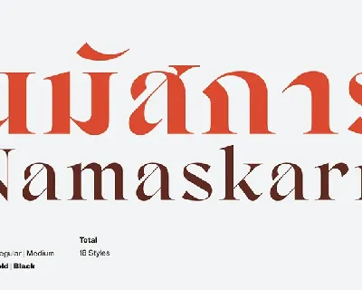 Namaskarn font