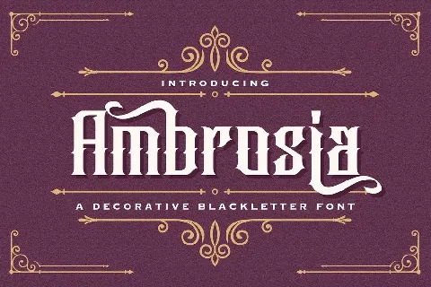 Ambrosia font