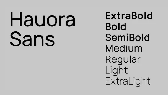 Hauora Family font