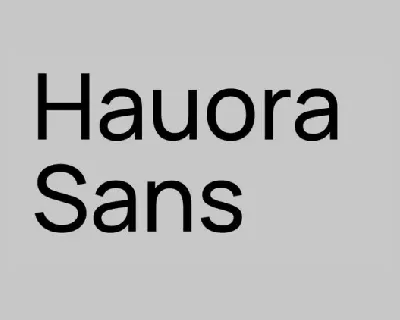 Hauora Family font