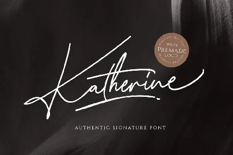 Katherine Signature font