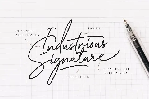 Katherine Signature font