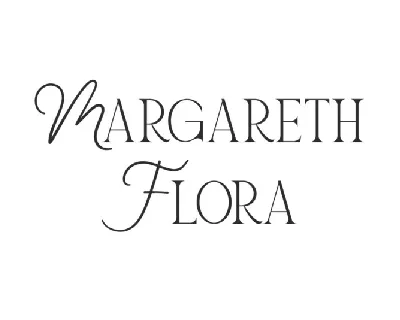 Margareth Flora font