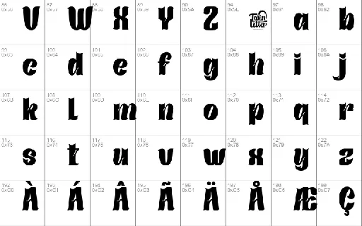 Rastiku font