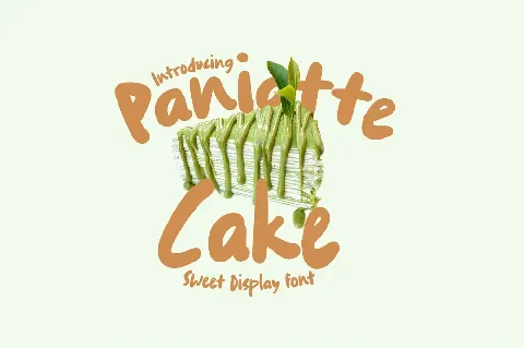 Paniatte Cake - Demo font