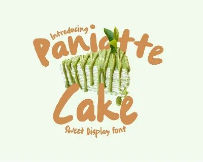 Paniatte Cake - Demo font