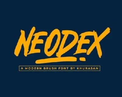 Neodex font