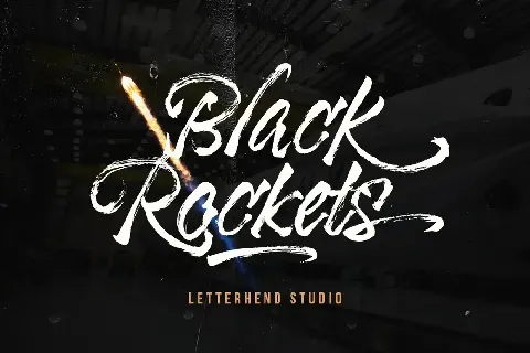 Black Rockets font