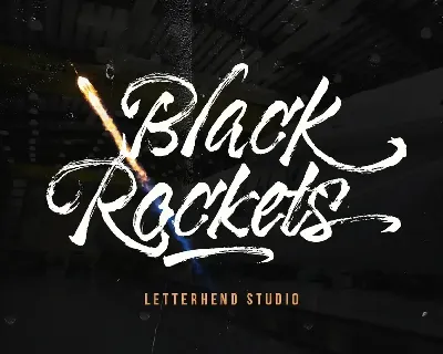 Black Rockets font