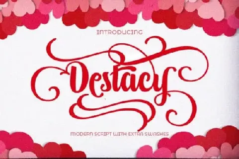 Destacy Script font