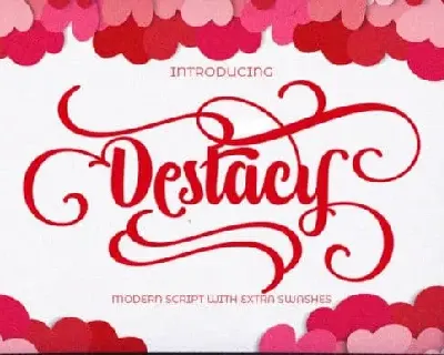 Destacy Script font