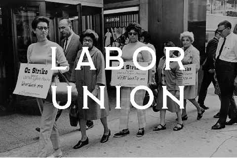 Labor Union Typeface font