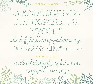 Olesia font