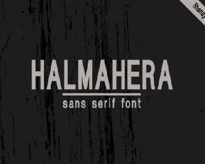 Halmahera Sans Serif font