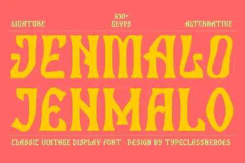 Jenmalo DEMO font