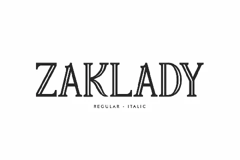 Zaklady Demo font