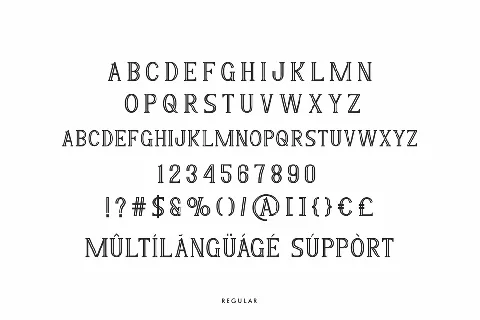 Zaklady Demo font