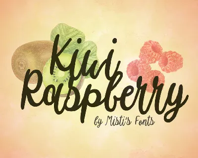 Kiwi Raspberry font