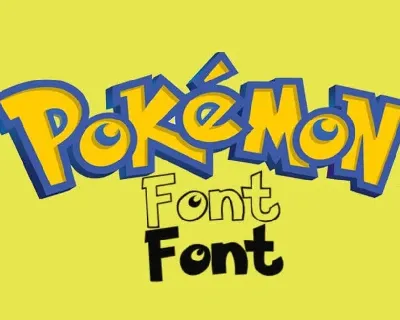 PokÃ©mon font