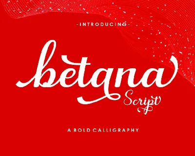 Betana font