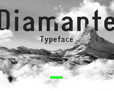 Diamante Typeface font