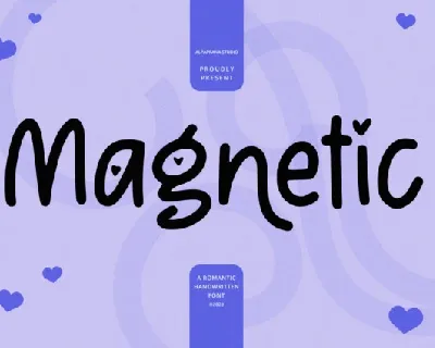 Magnetic – Handwritten font