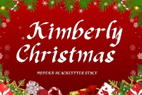 Kimberly Christmas font