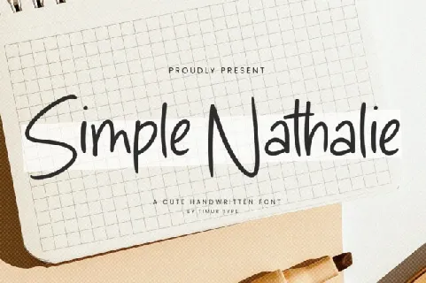 Simple Nathalie font