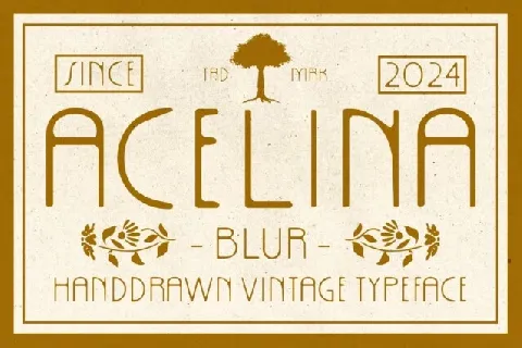 Acelina Blur font