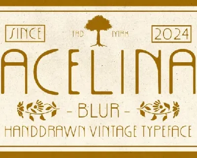 Acelina Blur font