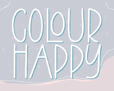 Colour Happy font