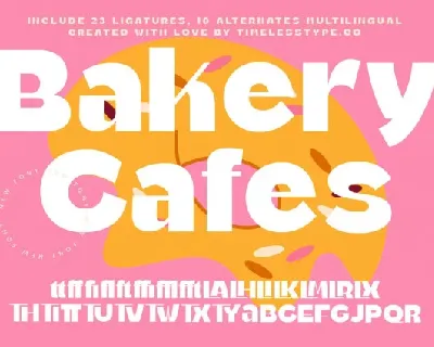 Bakery Cafes font