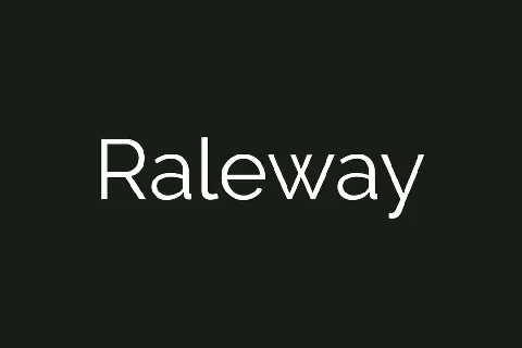 Raleway Family font