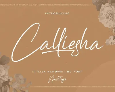 Calliesha Demo font