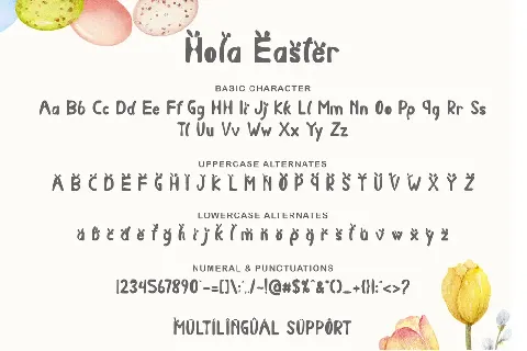 Hola Easter font